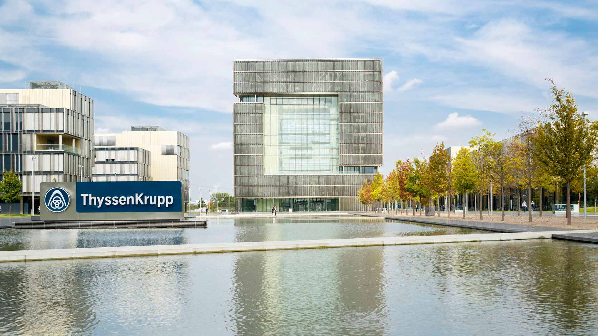 Firmenzentrale von Thyssen Krupp in Essen 